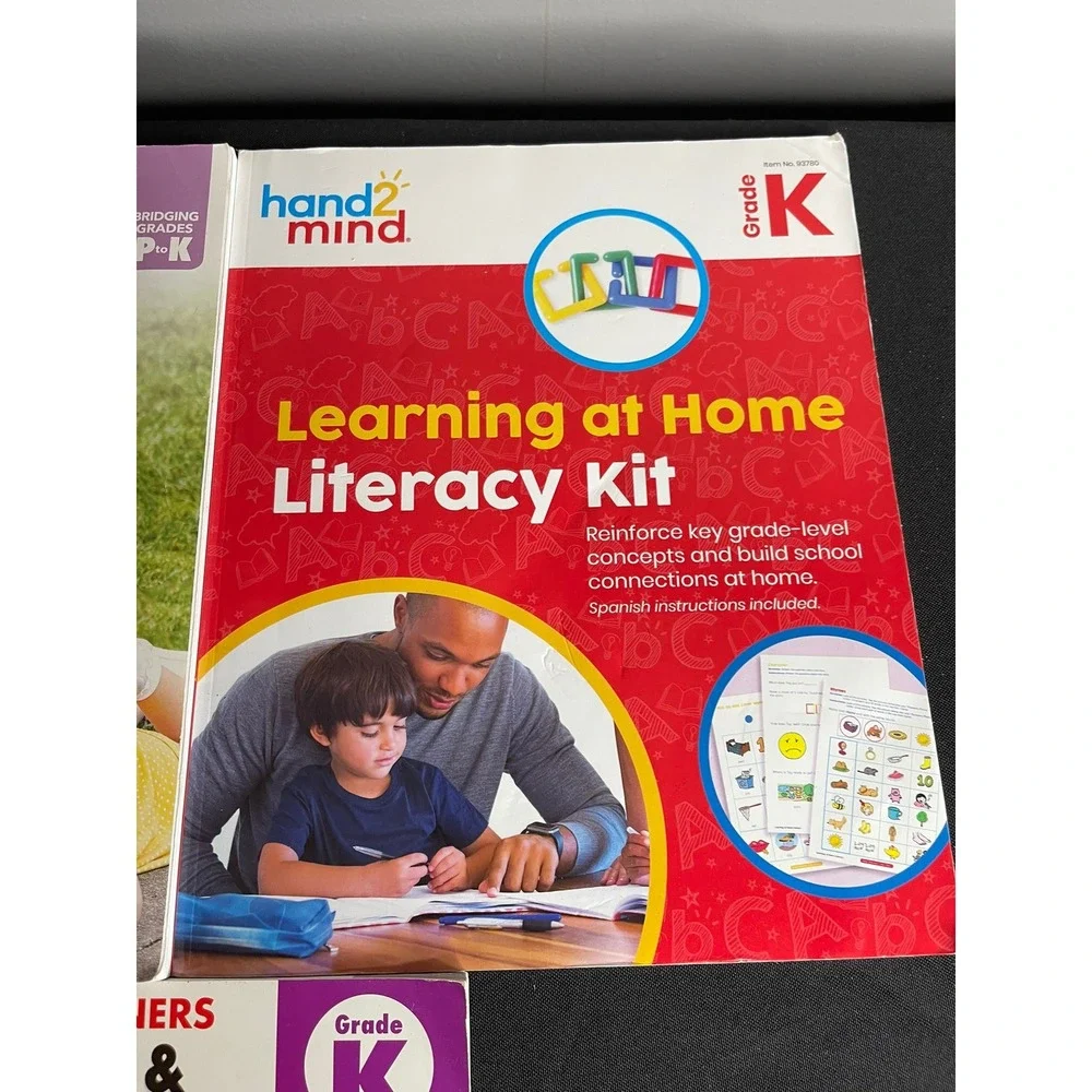 Kindergarten Educational Bundle Summer Bridge Evan-Moor Grammar hand2mind Kit